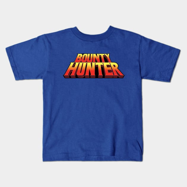 Super Metroid Inspired Bounty Hunter Logo Kids T-Shirt by echobase